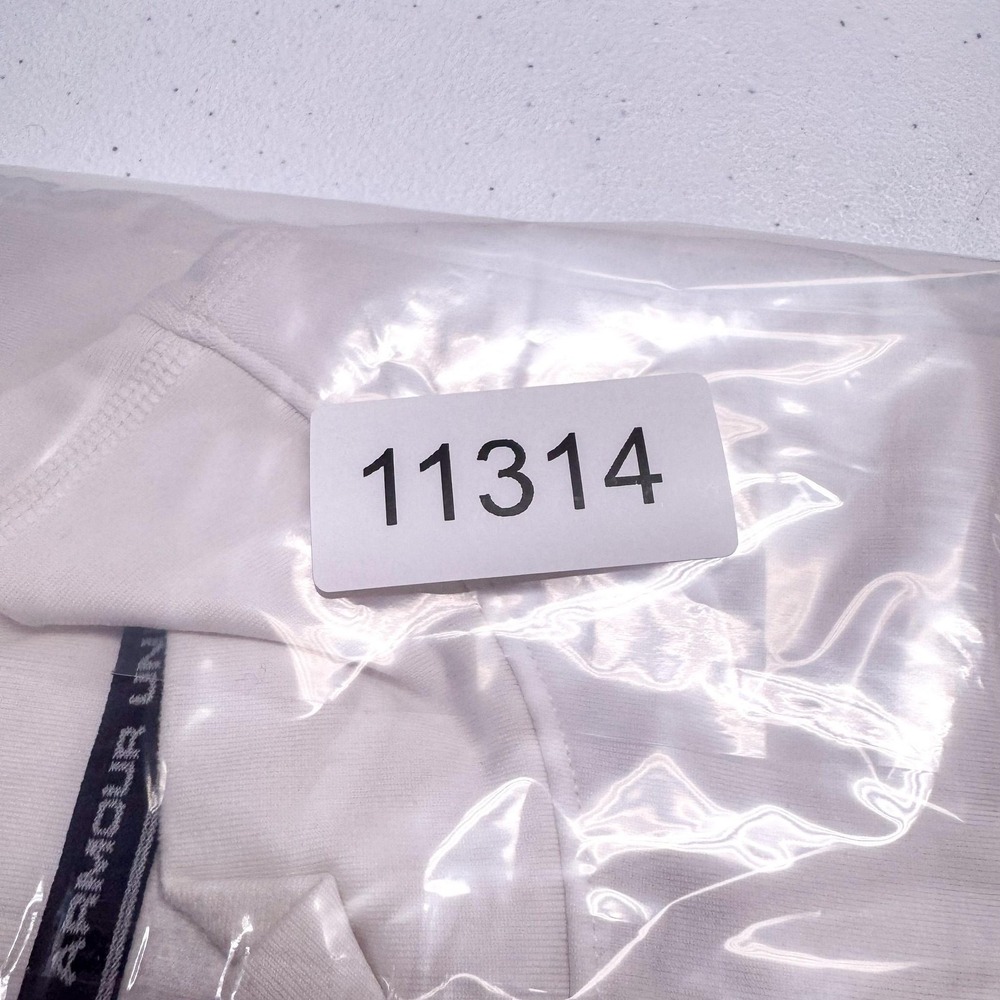 Under Armour ColdGear Golf Shirt Mens Medium White Mock‎ Neck Base Layer Outdoor - Picture 10 of 10